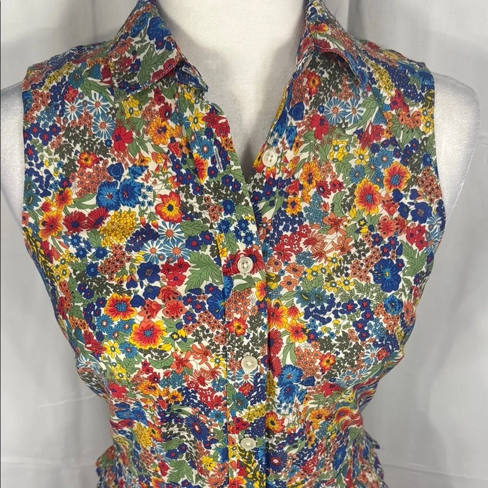 J.Crew Liberty Fabric Floral Dress (Size 00):